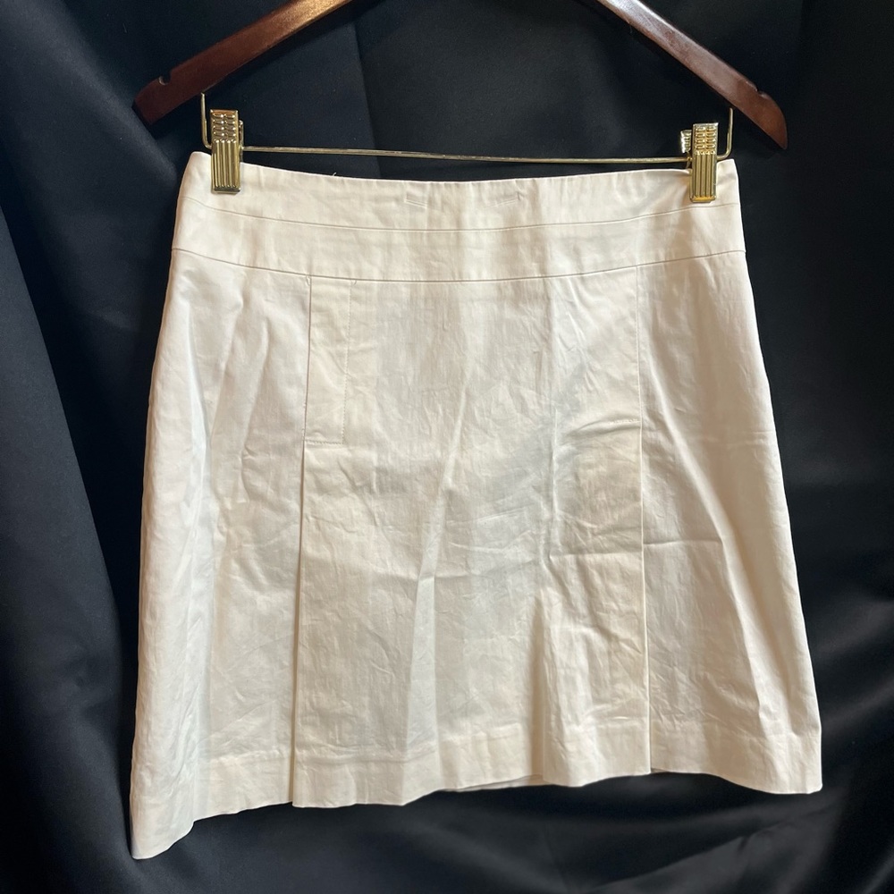 Banana Republic white skirt